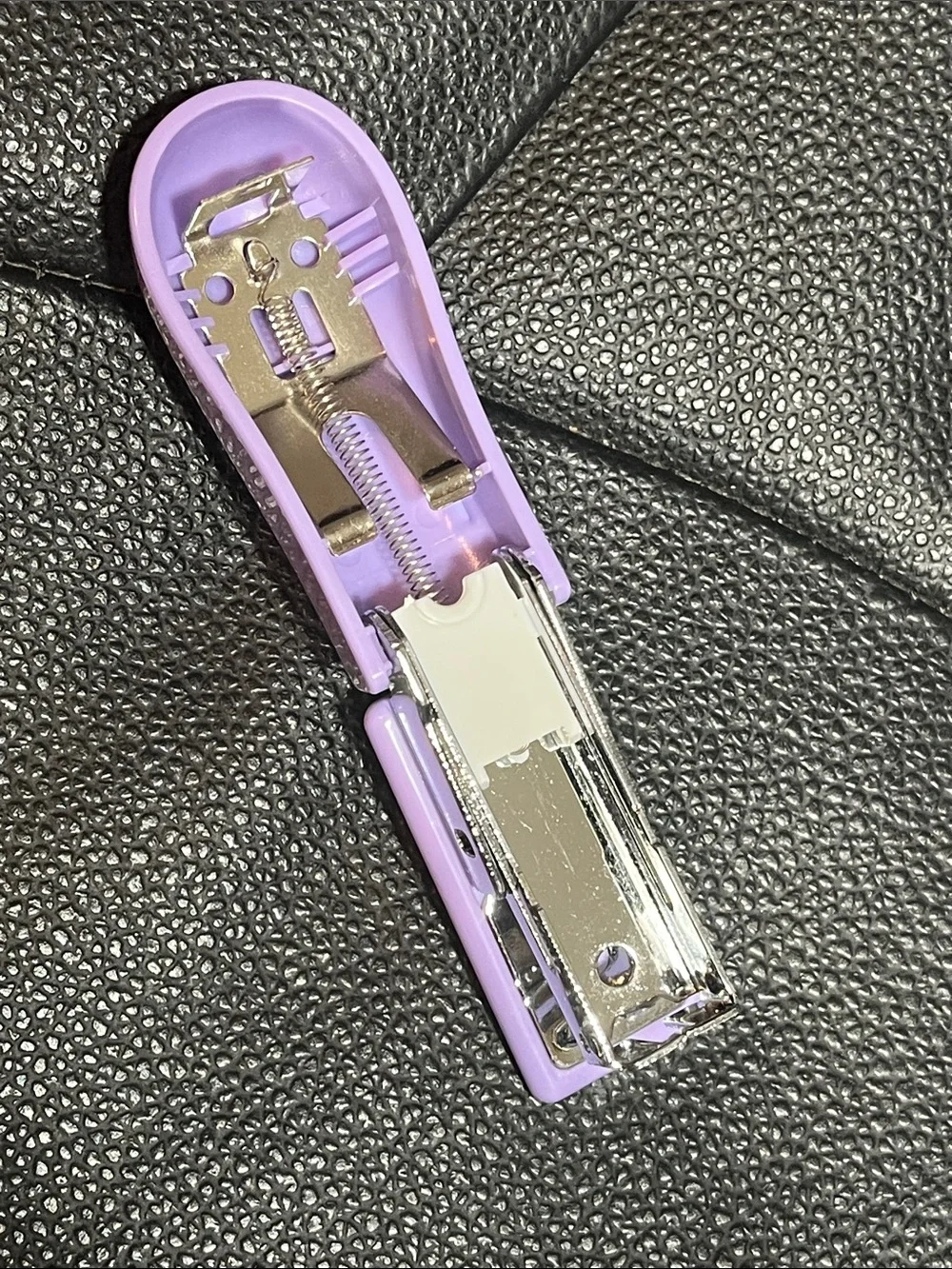 Mini Stapler Light Purple w/ 1000 Staples Desk Travel Dorm